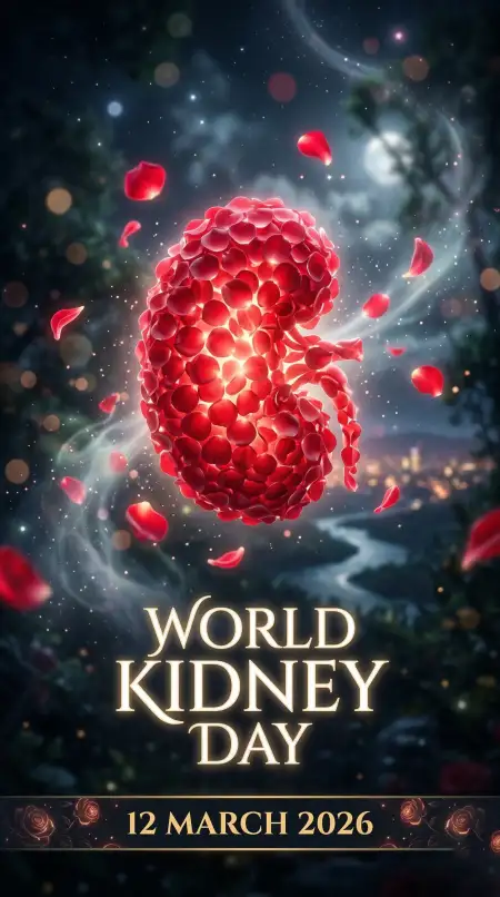 World Kidney Day 2026 Kidney Health Awareness Creative Poster - Free World Kidney Day Download