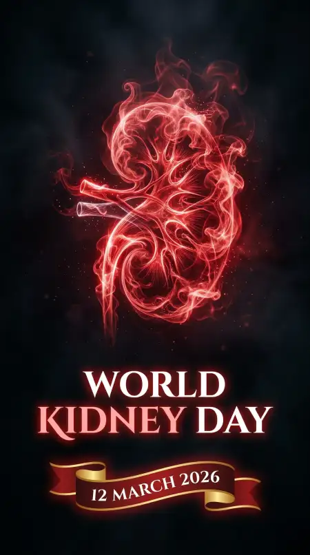 World Kidney Day 2026 Kidney Health Clinic Poster Design - Free World Kidney Day Download