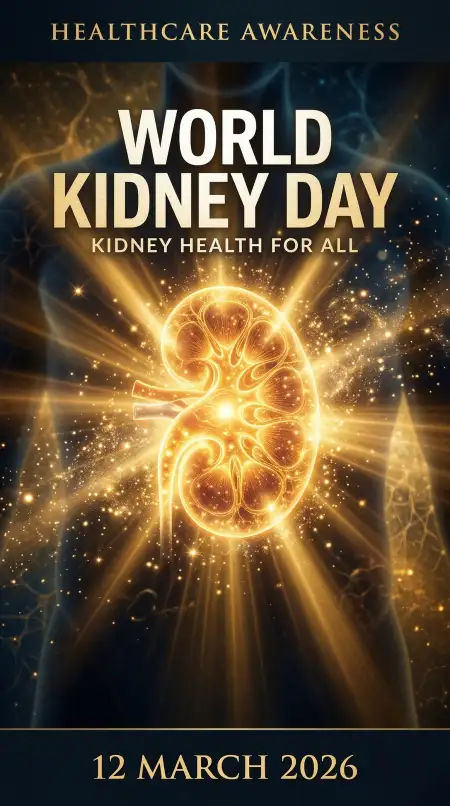 World Kidney Day 2026 Kidney Health Medical Awareness Poster - Free World Kidney Day Download