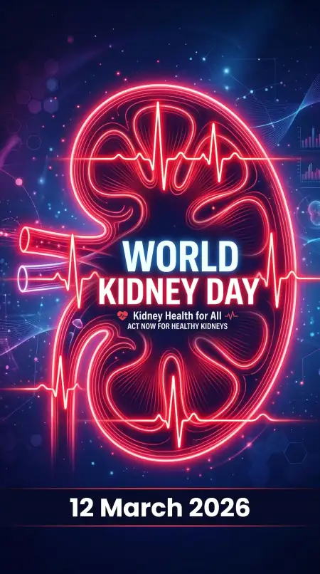 World Kidney Day 2026 Kidney Health Public Awareness Poster - Free World Kidney Day Download