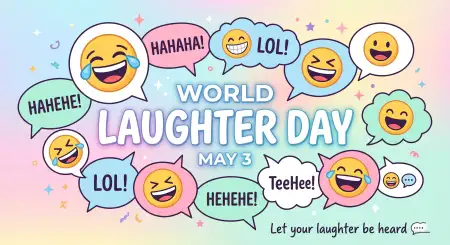 World Laughter Day 2026 Clipart Transparent Background - Free World Laughter Day 2026 Download