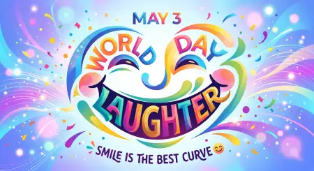 World Laughter Day 2026 Png With Quotes Text - Free World Laughter Day 2026 Download