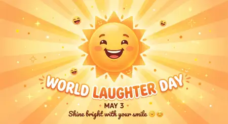 World Laughter Day 2026 Vector Png Design - Free World Laughter Day 2026 Download