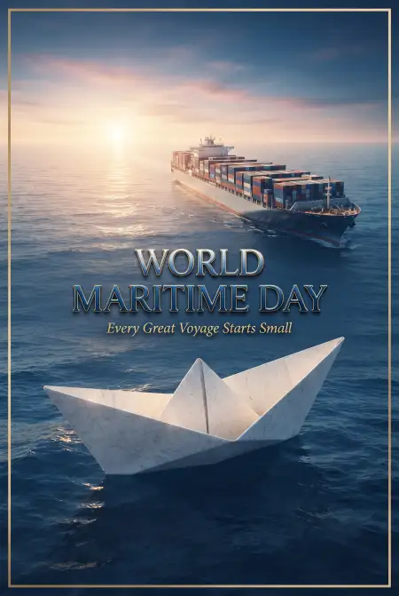 world maritime day 2026 cargo ship png
