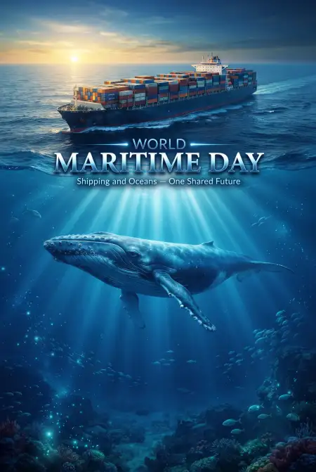 world maritime day 2026 marine environment poster