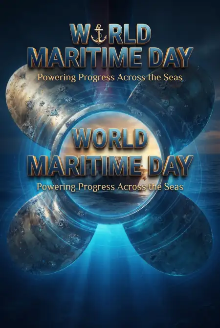 world maritime day 2026 professional poster design