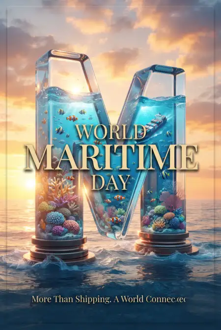 world maritime day 2026 sea background