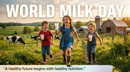 World Milk Day 2026 Children Nutrition Awareness Images - Free World Milk Day 2026 Download