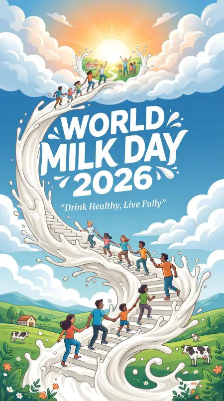 World Milk Day 2026 Food And Nutrition Posters - Free World Milk Day 2026 Download