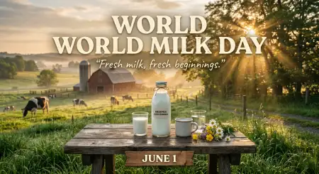 World Milk Day 2026 Fresh Milk Promotional Images - Free World Milk Day 2026 Download