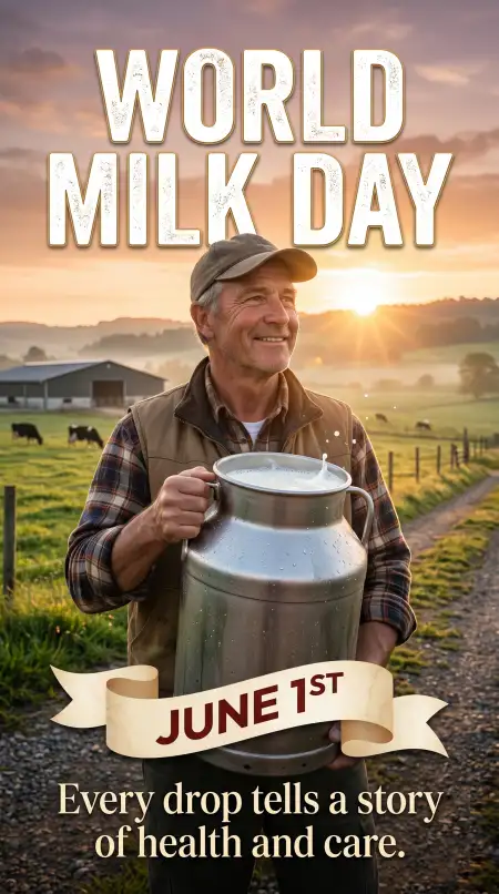 World Milk Day 2026 Professional Poster Templates - Free World Milk Day 2026 Download