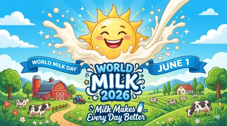 World Milk Day 2026 Promotional Banner Design - Free World Milk Day 2026 Download