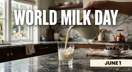 World Milk Day 2026 Youtube Thumbnail Design - Free World Milk Day 2026 Download