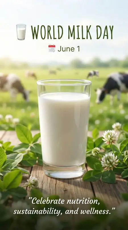 World Milk Day Poster For Facebook - Free World Milk Day Poster Download