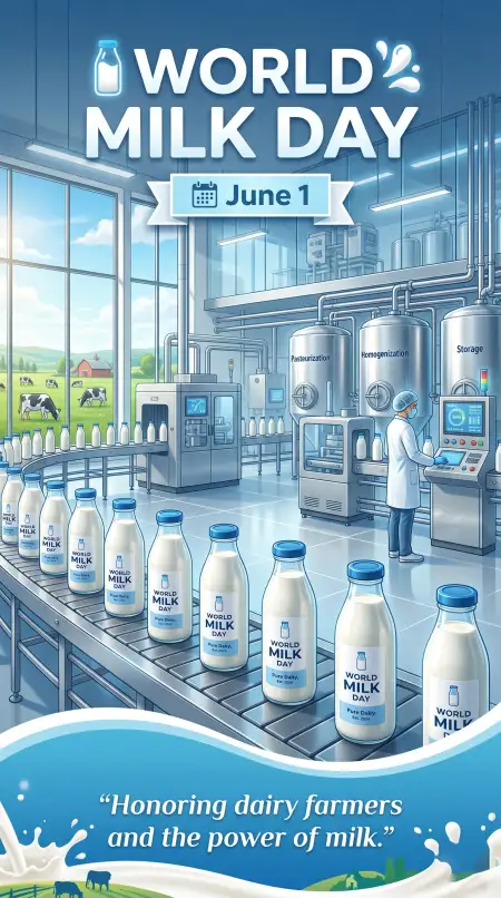 World Milk Day Poster Illustration - Free World Milk Day Poster Download