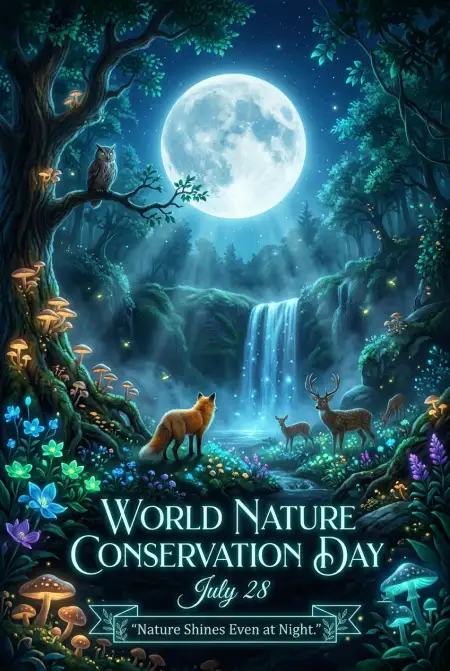 World Nature Conservation Day 2026 Banner - Free World Nature Conservation Day 2026 Download