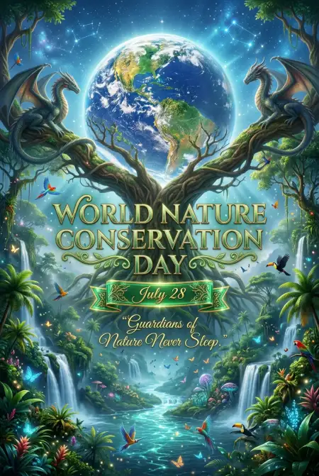 World Nature Conservation Day Event Flyer - Free World Nature Conservation Day 2026 Download