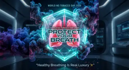 World No Tobacco Day 2026 Anti Smoking Reels Thumbnail Design - Free World No Tobacco Day 2026 Download