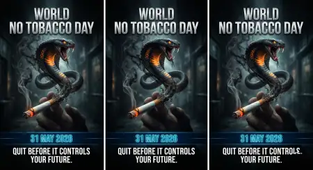 World No Tobacco Day 2026 Cigarette Awareness Graphics - Free World No Tobacco Day 2026 Download