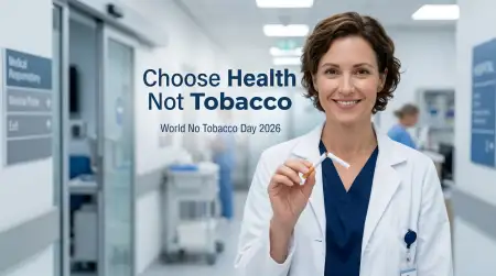 World No Tobacco Day 2026 Healthcare Social Media Banner - Free World No Tobacco Day 2026 Download