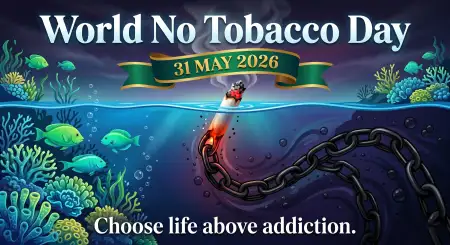 World No Tobacco Day 2026 Social Media Awareness Campaign - Free World No Tobacco Day 2026 Download