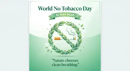 World No Tobacco Day 2026 Tobacco Awareness Quotes - Free World No Tobacco Day 2026 Download