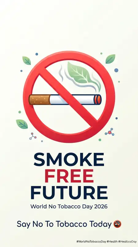 World No Tobacco Day 2026 Tobacco Free Youth Campaign - Free World No Tobacco Day 2026 Download
