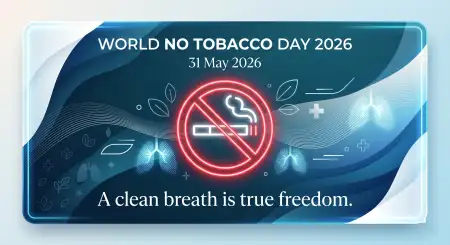 World No Tobacco Day 2026 Vector Background - Free World No Tobacco Day 2026 Download