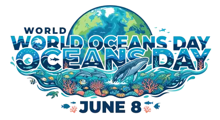 World Oceans Day Png With Earth And Ocean - Free World Oceans Day Png Download