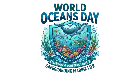 World Oceans Day Png With Sea Animals - Free World Oceans Day Png Download