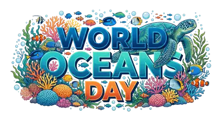 World Oceans Day Png With Underwater Scene - Free World Oceans Day Png Download