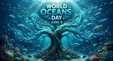World Oceans Day Social Media Content - Free World Oceans Day Social Media Post Download