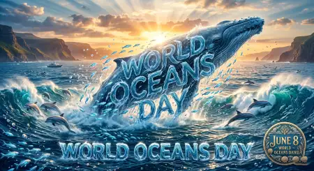 World Oceans Day Social Media Post For Digital Marketing - Free World Oceans Day Social Media Post Download