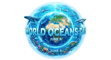 World Oceans Day Social Networking Image Png - Free World Oceans Day Png Download
