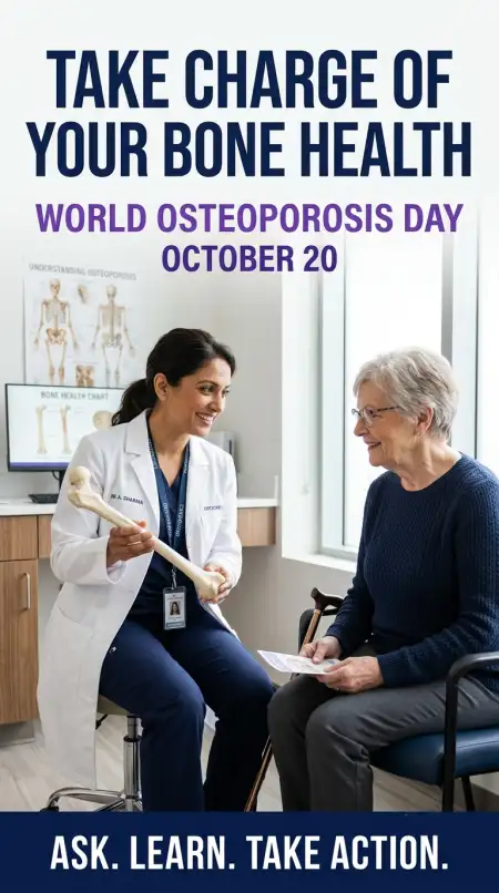 world osteoporosis day 2026 awareness poster - World Osteoporosis Day 2026