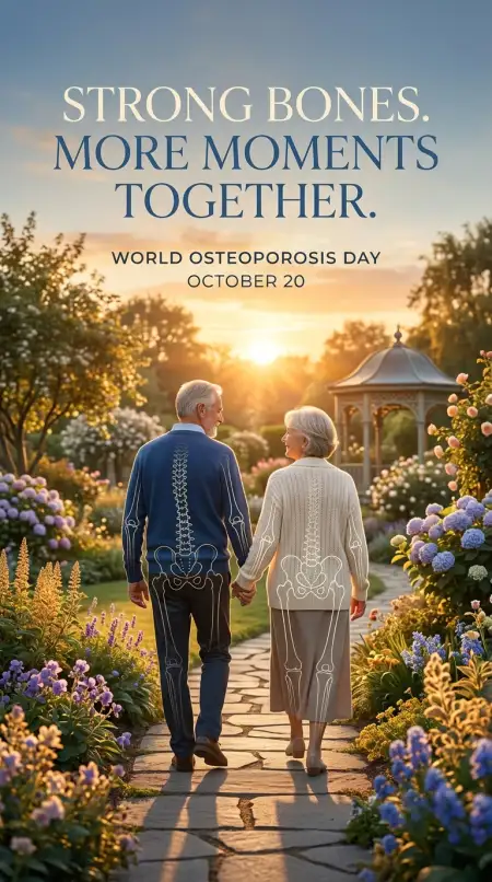 world osteoporosis day 2026 campaign poster - World Osteoporosis Day 2026