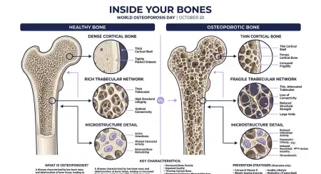 world osteoporosis day 2026 medical illustration - World Osteoporosis Day 2026