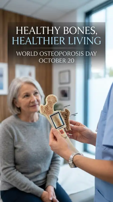 world osteoporosis day 2026 printable awareness flyer - World Osteoporosis Day 2026