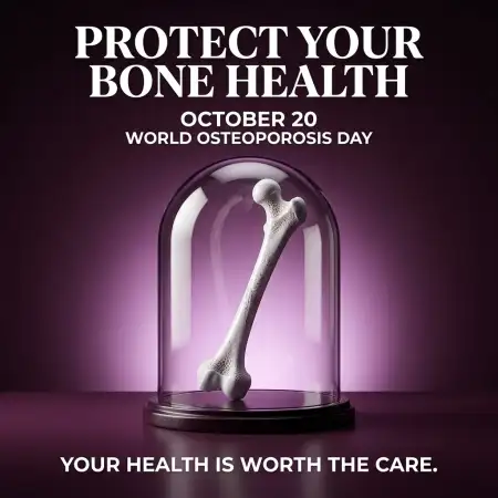 world osteoporosis day bone health campaign graphics - World Osteoporosis Day 2026
