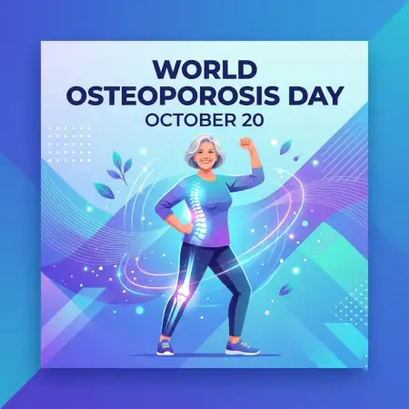 world osteoporosis day facebook post design - World Osteoporosis Day 2026