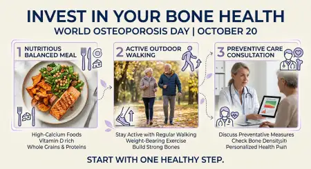 world osteoporosis day health event flyer - World Osteoporosis Day 2026