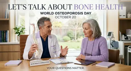 world osteoporosis day hospital campaign poster - World Osteoporosis Day 2026