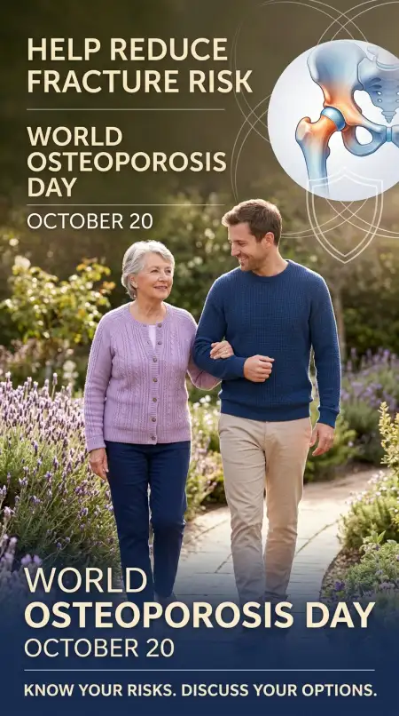 world osteoporosis day pharmacy poster design - World Osteoporosis Day 2026