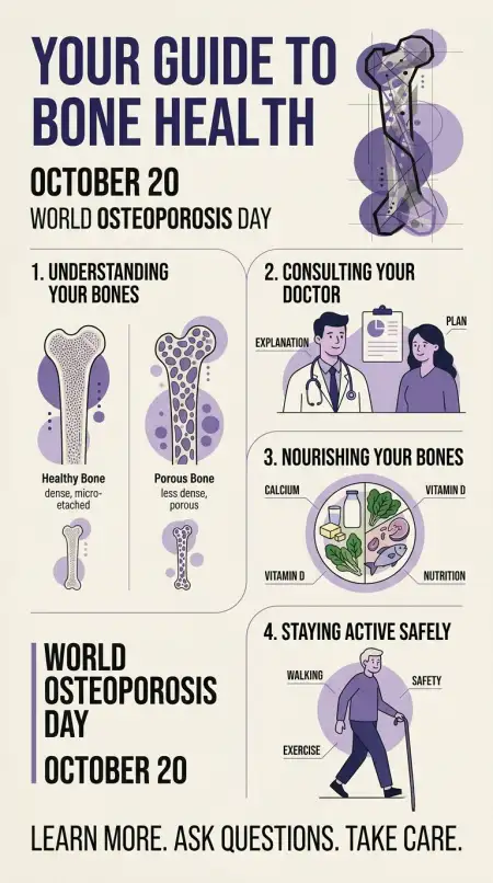 world osteoporosis day square post design - World Osteoporosis Day 2026