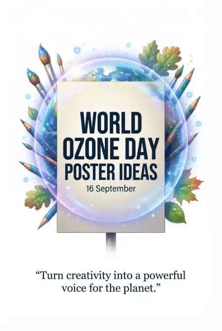 world ozone day 2026 creative poster ideas - World Ozone Day 2026