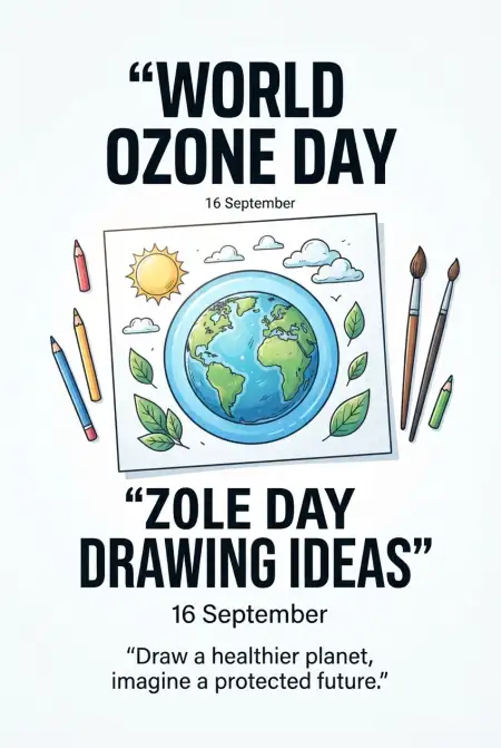 world ozone day 2026 drawing ideas - World Ozone Day 2026