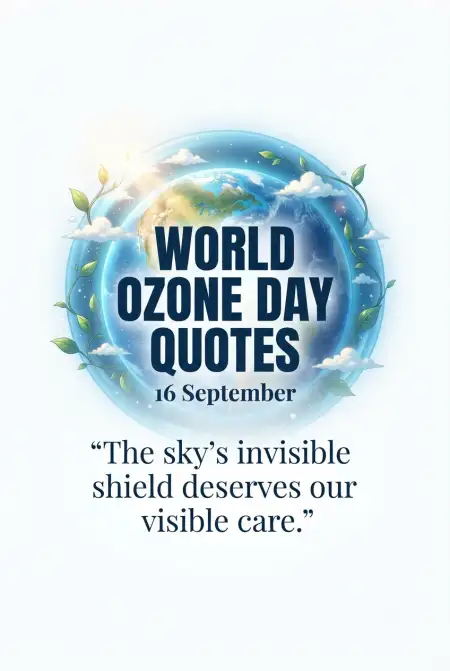 world ozone day 2026 inspirational quotes - World Ozone Day 2026
