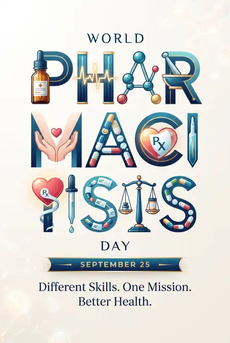 world pharmacists day 2026 creative poster