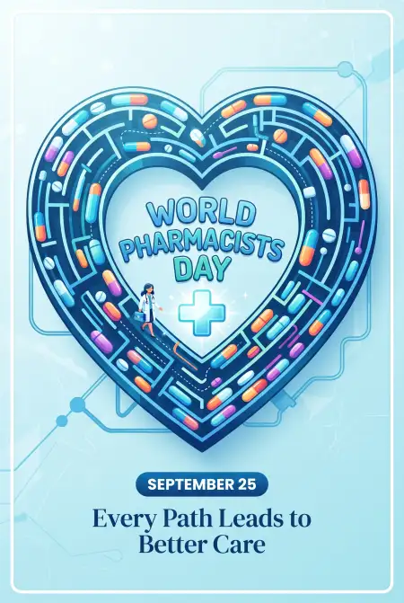 world pharmacists day healthcare poster design