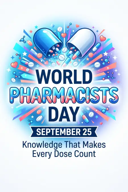 world pharmacists day poster for pharmacy college